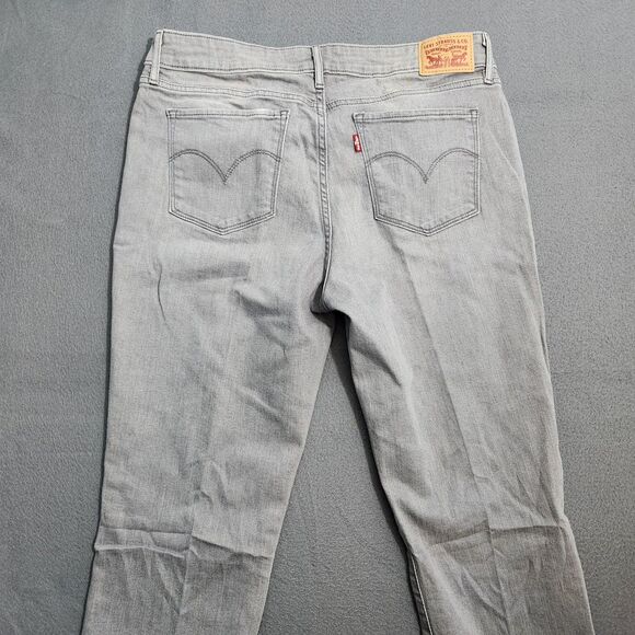 Levi's 712 Women 31 Gray Mid Rise Slim Jeans - Picture 4 of 13